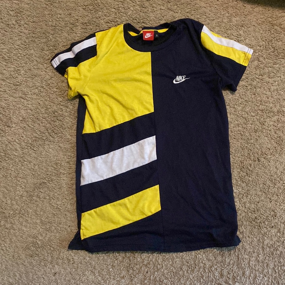 Blue and Yellow Nike Shirt